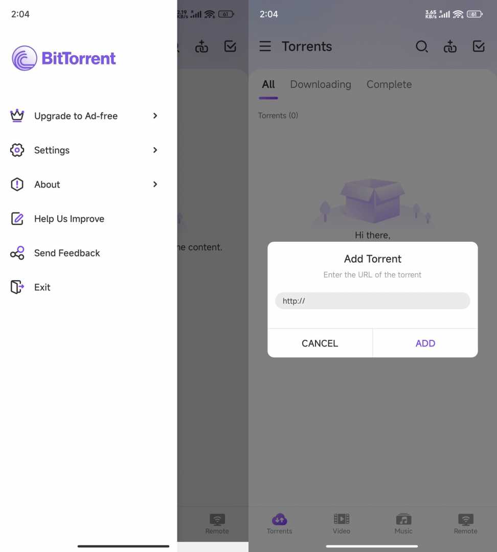 BitTorrent种子下载播放v8.2.58高级版功能截图1